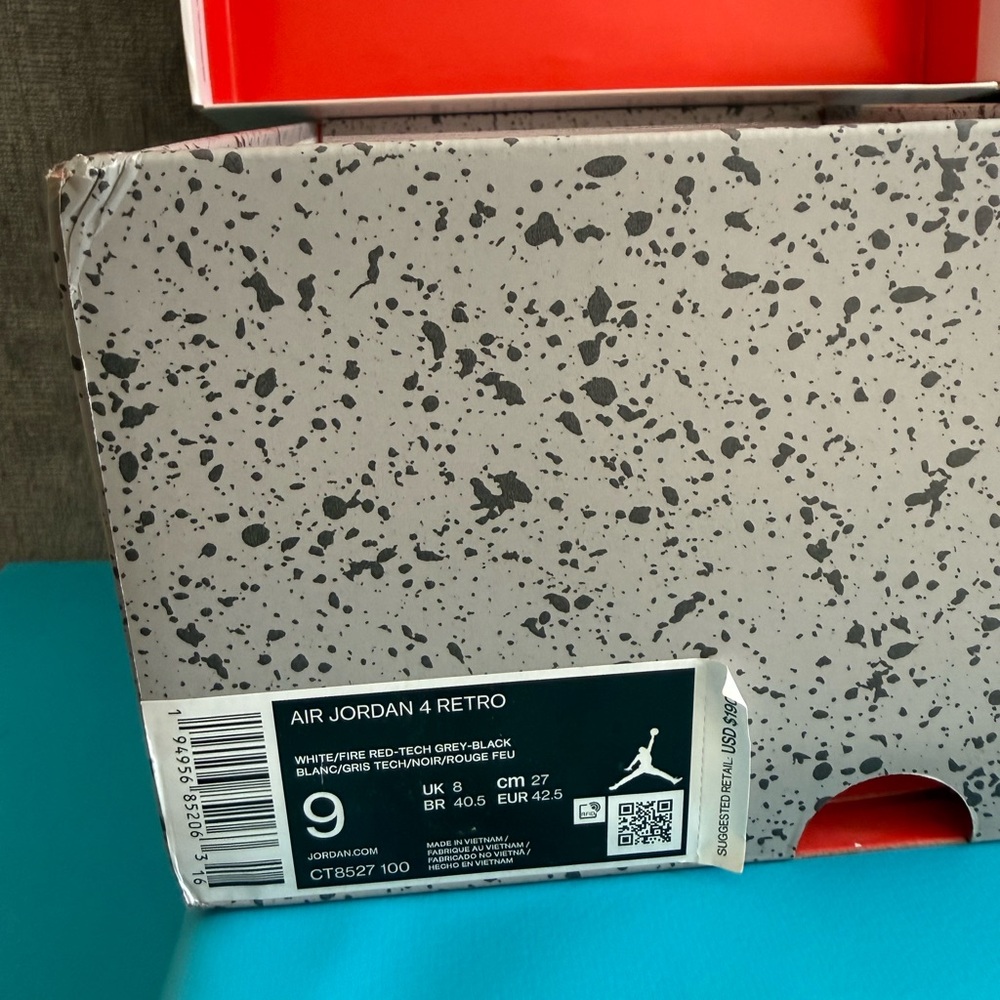 Air Jordan retro 4 (white Oreo) - Picture 6 of 6
